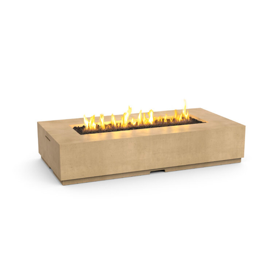 American Fyre Designs 72” Legend Fire Table Long Chat Height Manual Flame Sensing | 589-11-M8C