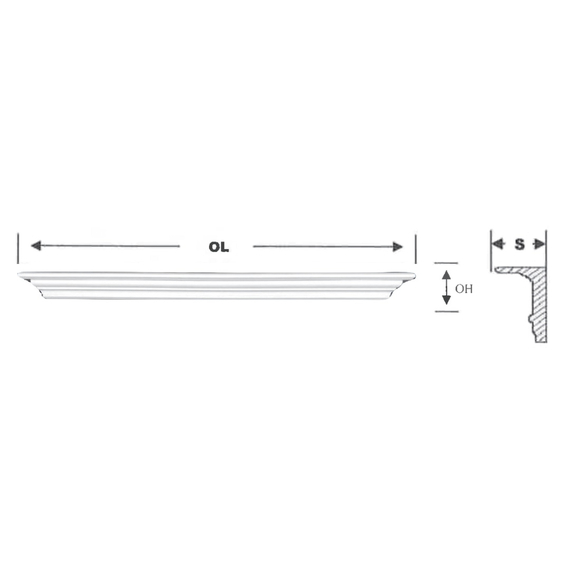 Mantel Shelve Dimensions