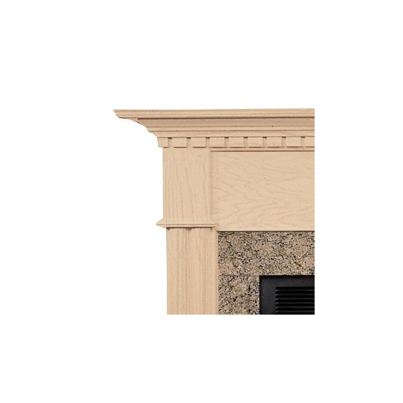 Monticello Fireplace Mantel Corner Detail