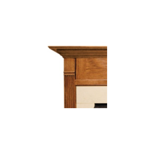 Newport Fireplace Mantel Corner Detail