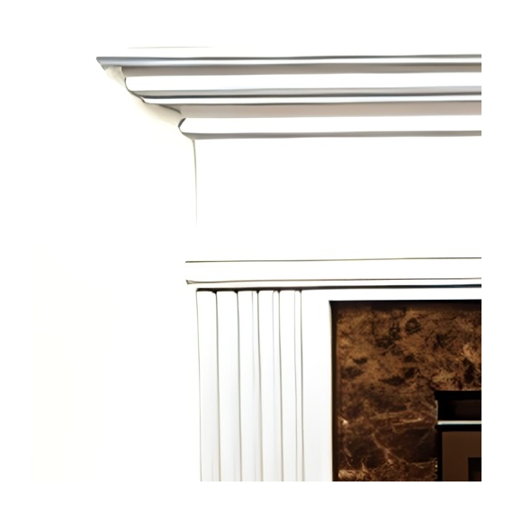 Wesley Fireplace Mantel Corner Detail
