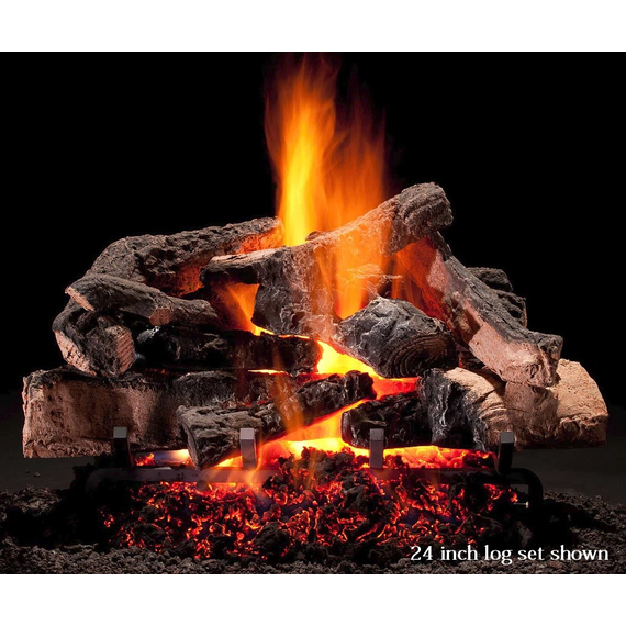 Hargrove Rustic Timbers Vented Log Set With System-4 Burner