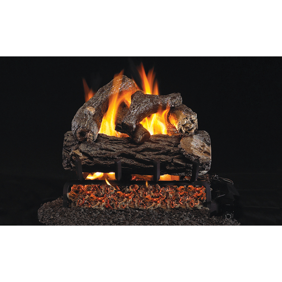 Real Fyre Golden Oak Designer Plus Vented Log Set with G4 Burner System