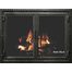 Matte Black Finish Denali Fireplace Door