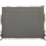 Brushed Stainless Steel Single Panel Fireplace Screen