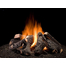 Wilderness Oak Fire Pit Log Stack with Stainless Steel Burner