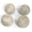 6 Inch Diameter Silver Cannon Balls - 4 Pieces