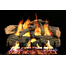 RealFyre Charred Evergreen Oak Vented Gas Log Set With G52 Burner