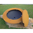 Magnum fire pit with lid