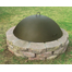 The 42 inch dome cover for fire pits can cover features up to 40 inches in diameter.