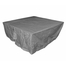 48 Inch x 48 Inch Square Grey Vinyl Fire Pit Cover For Olympus 48 Inch Square Fire Pit Table