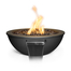 27 Inch Sevilla Powder Coated Fire and Water Bowl Black