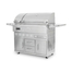 Louisiana Estate Built-In with Cart 860 Wood Pellet Grill Angle
