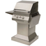 21 XL Pedestal Gas Grill With One Side Down