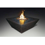 48" Square Black Finish Fire Table - Grand Canyon Gas Logs