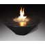 44" Diameter Round Black Finish Fire Table - Grand Canyon Gas Logs