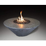 44" Diameter Round Grey Finish Fire Table - Grand Canyon Gas Logs