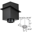 8 Inch Duratech Square Ceiling Support Box 8DT-CS11 Specs