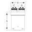 4” x 6 5/8” DirectVent Pro 3" x 4" Co-Axial To Co-Linear Appliance Connector Specifications