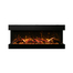 Tru-View XL Deep Smart Electric Fireplace Rustic in Yellow Flame