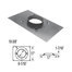DuraPlus 17 x 17 Transition Anchor Plate Size is indicated on the Image