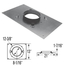 DuraPlus 13 x 21 Transition Anchor Plate Size is indicated on the Image