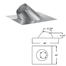 DuraPlus Galvalume 13 - 18/12 Roof Flashing 8" Size is indicated on the Image