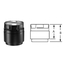 DuraVent 3" Black PelletVent Pro Appliance Adapter 3PVP-ADB Size