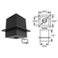 DuraVent 4" PelletVent Pro Cathedral Ceiling Support Box 4PVP-CS Size