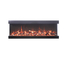 40 Inch Tru-View XT XL Smart Electric Fireplace with Rustic Log Set in orange flames