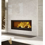 St. Laurent Linear Wood Fireplace with Straight Masonry Trim