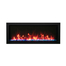 60 Inch Panorama BI XtraSlim Smart Electric Fireplace in orange flames