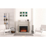 Traditional Smart Electric Fireplace in 3-Sided Trim Installed