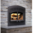 Waterloo Arched High-Efficiency Wood Fireplace with Mission Style Faceplate