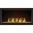 50 Inch Napoleon Tall Linear Vector-TLV50N-Direct Vent Gas Fireplace with Nickel Stix Designer Fire Art Media Kit