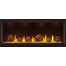 62 Inch Napoleon Tall Linear Vector-TLV62N-Gas Fireplace with Wrought Iron Globes Media Kits