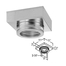 Galvanized ceiling support box for chimney that has the size indicated