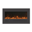 34 Inch Linear Wall Flush Mount Electric Fireplace