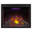 32 Inch Napoleon Allure-NEFVC32H-Vertical Electric Fireplace in purple light