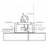 Sedona Wide Ledge Concrete Fire Bowl powder coat fire pit installation diagram
