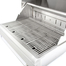 Blaze Traditional Freestanding 32" Charcoal Grill Stainless Steel 4 Individual 9mm Cooking Grids