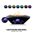 Lighthouse Powder Coated Aluminum LED Fire Bowl in Miami Edition