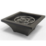 18" Lavelle Stainless Steel Gas Fire Bowl with an Oil Rubbed Bronze Finish