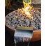 30" Adobe GFRC Gas Fire & Water Bowl in use