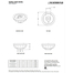 Roma Round GFRC Concrete Fire Bowl Specifications