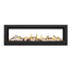 Napoleon Vector-LV62N2-Series See Through Direct Vent Gas Fireplace with Birch Log Kit and Glass Beads
