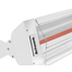 ElectricSchwank Indoor Outdoor Heater Model ES-1533 Stainless Steel | 1500 Watts | 120 V in White Close Up View