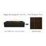 The Outdoor Plus Regal Rectangular Hammered Copper Fire Pit