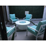 Mabel Round Powder Coated Metal Fire Pit by pool lifestyle