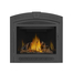 Napoleon Ascent X 36" Direct Vent Gas Fireplace-GX36NTR-1 with Black Surround with Operable Safety Barrier